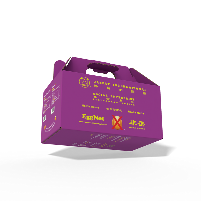 Singapore's Rising Star Noodles 《EggNot》High Nutritious with Fiber Golden Noodles